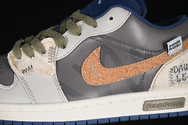 All categories Air Jordan Jordan series basketball shoes Air Jordan 1 Low Air Jordan 1 Low AJ1 Joe 1 Panda Prank Pioneer Knight Brown Gray Low-top retro basketball shoes 553558-414